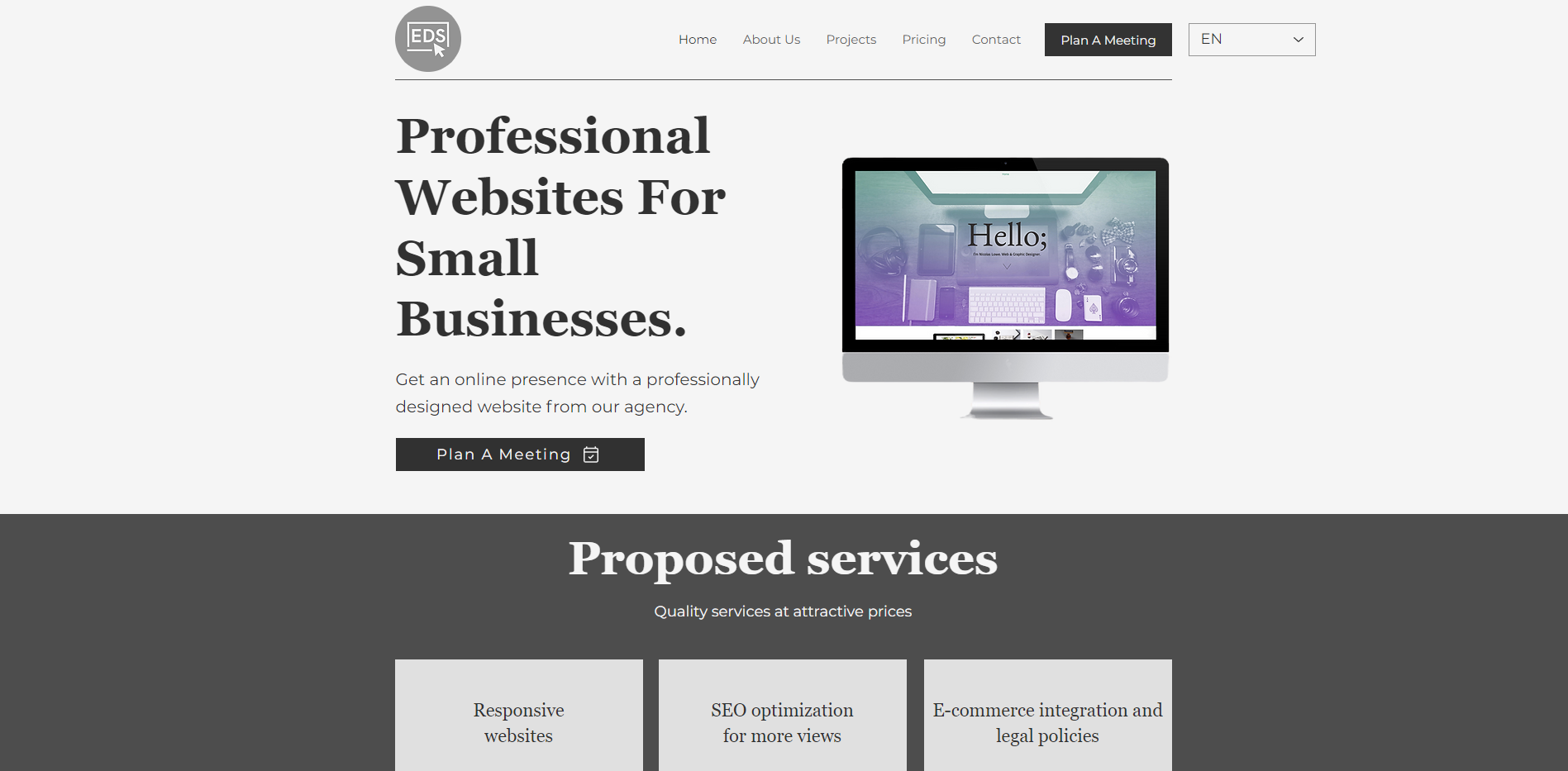 EDS Web Design, website creation on wix for your business