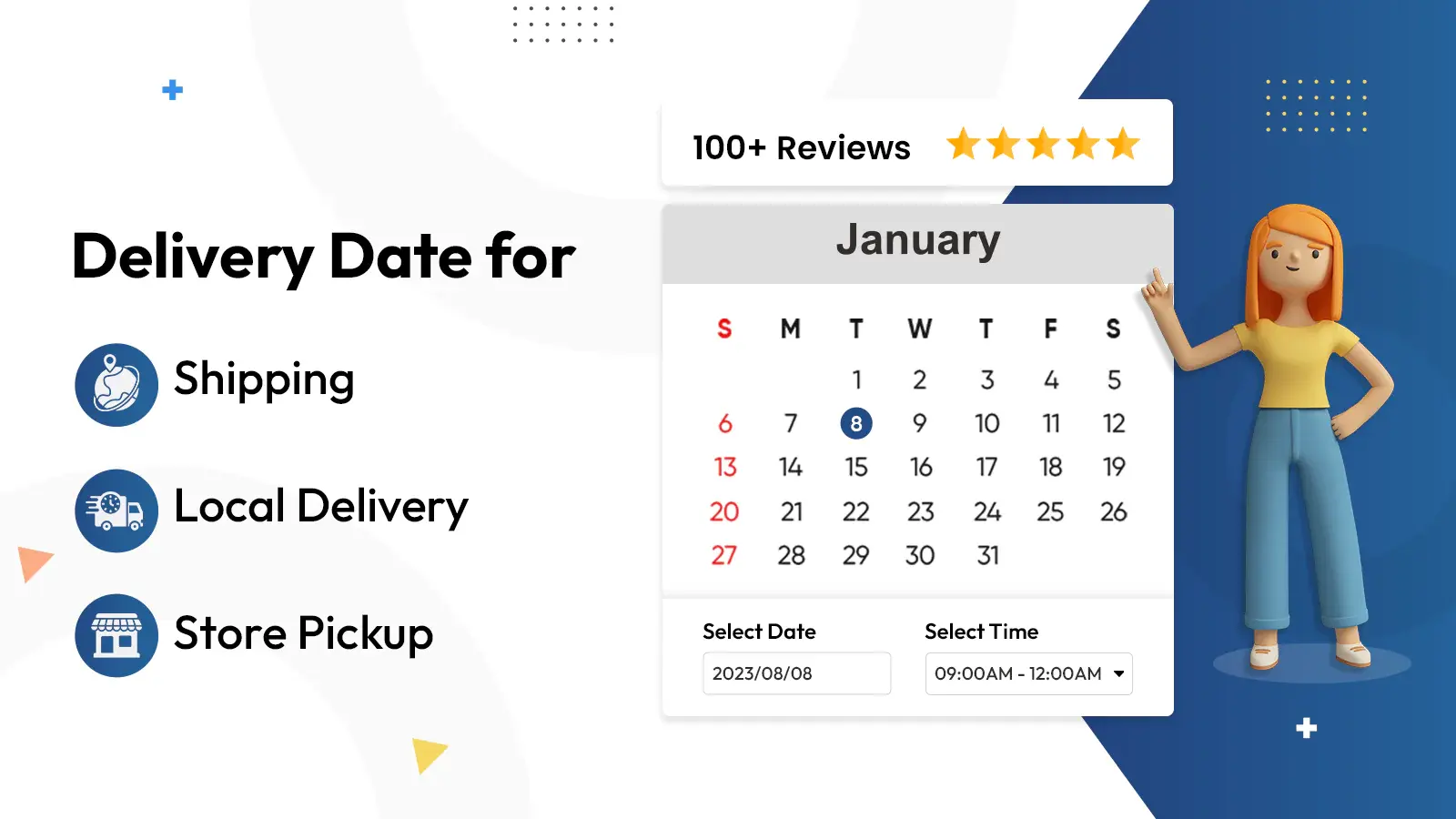 Shopify Delivery Date Picker for Shipping Local DElivery and Store Pickup